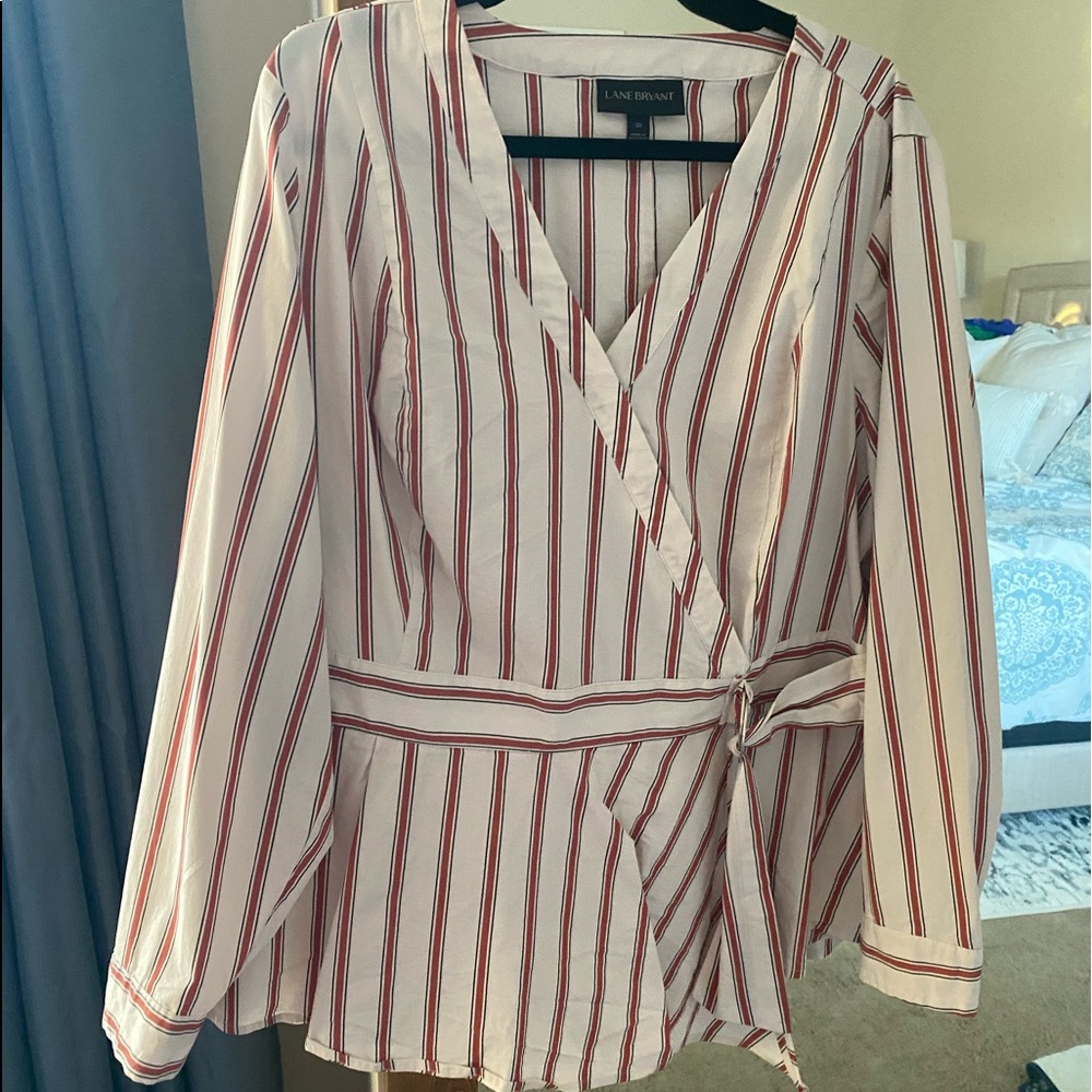 Long Sleeve Peplum Blouse